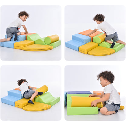 Soft Climb and Crawl Foam Play Set 6 in 1