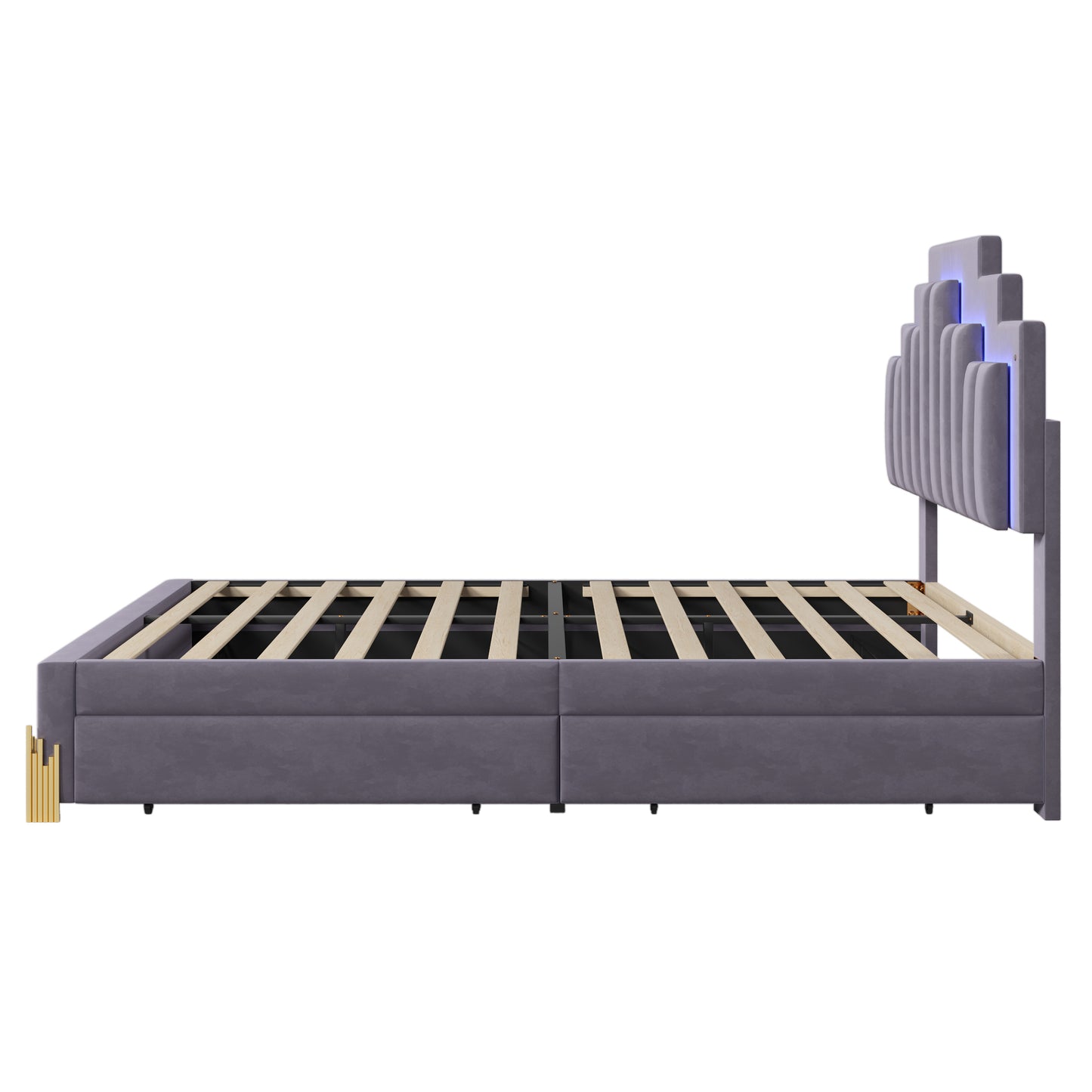 Max Full Size Bed (dark gray)