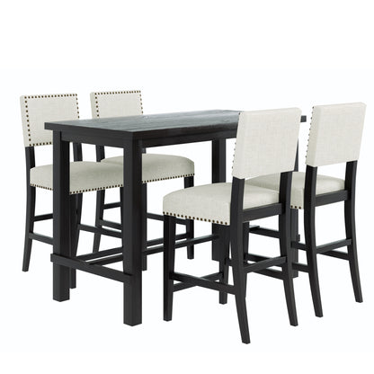 Kamala 5 Piece Dining Table Set