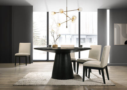 Jasper Black 5 Piece Dining Table Set