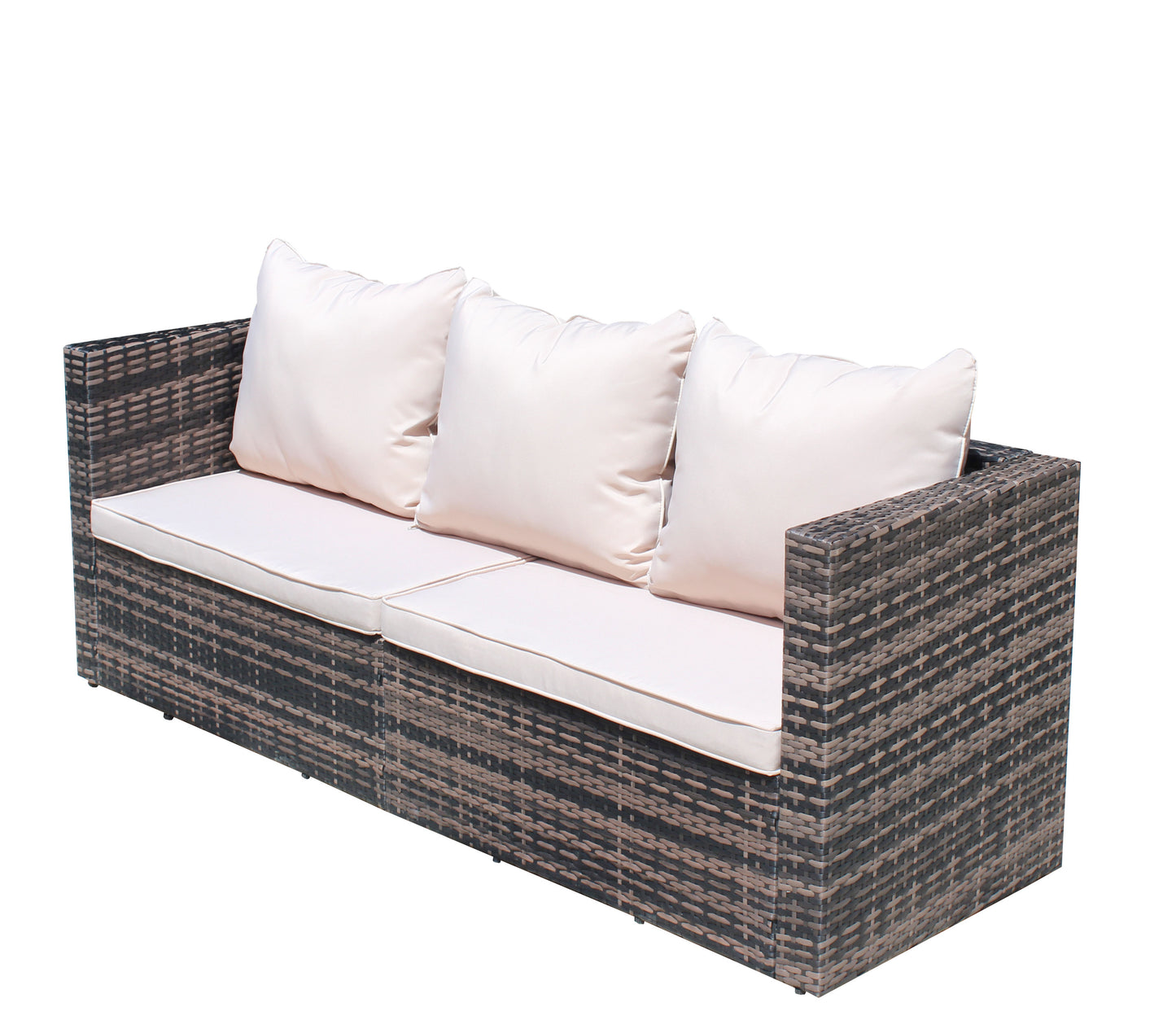 4 Piece Rattan Outdoor Seating Set