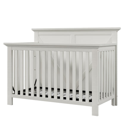 Barnside 4-in-1 Convertible Crib Washed White