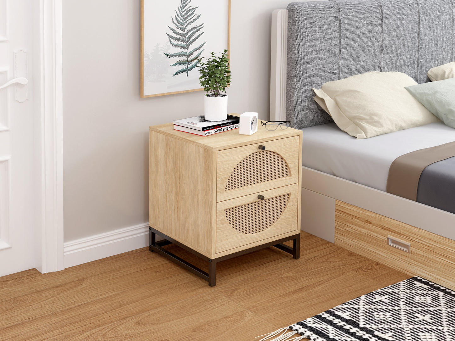 Allen Natural Night Stand