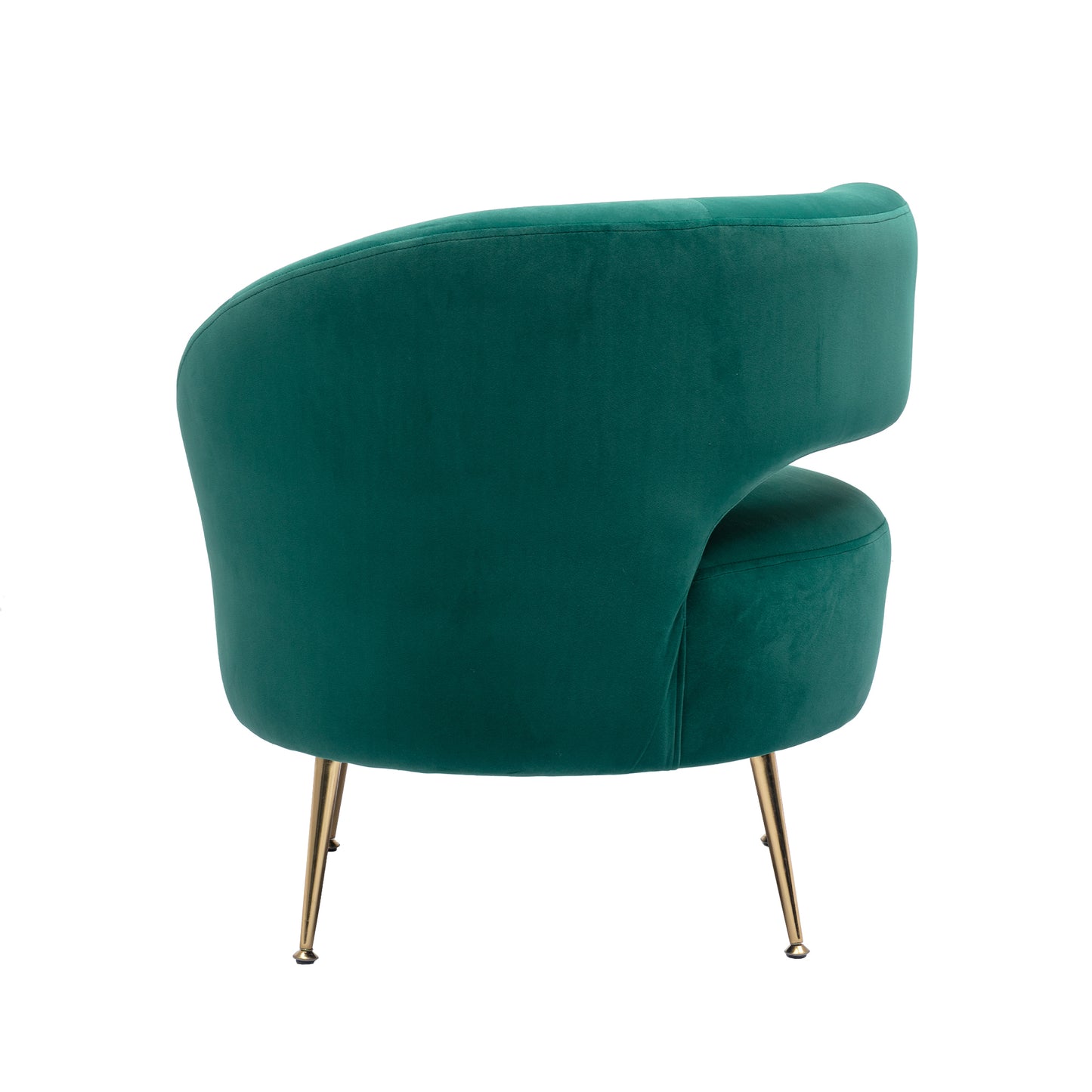Owen Right Arm Emerald Accent Chair