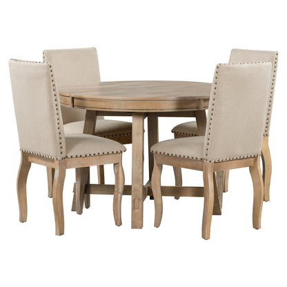 Farmhouse 5-Piece Dining Table