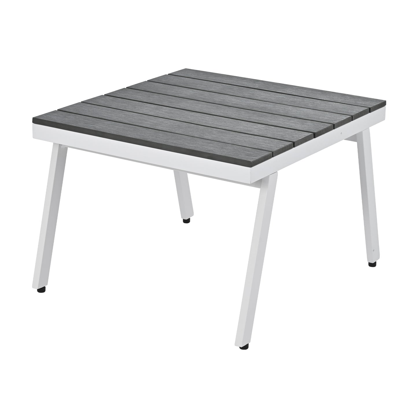 Industrial 5-Piece Aluminum Outdoor Seating Set (gray)