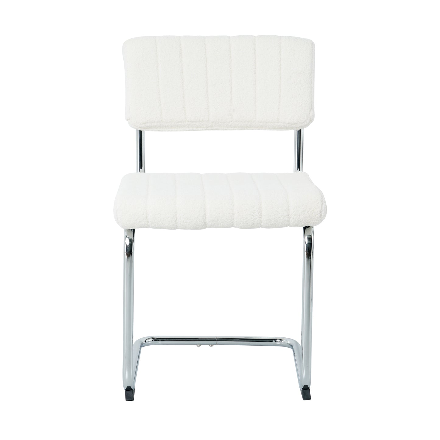 Modern Luxury Dining Chair Set of 2 (white/gray)