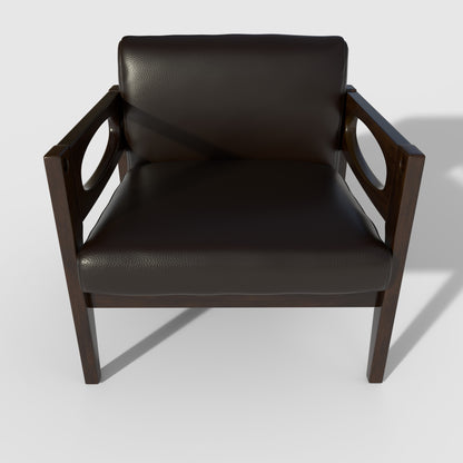 Niko Espresso Accent Chair