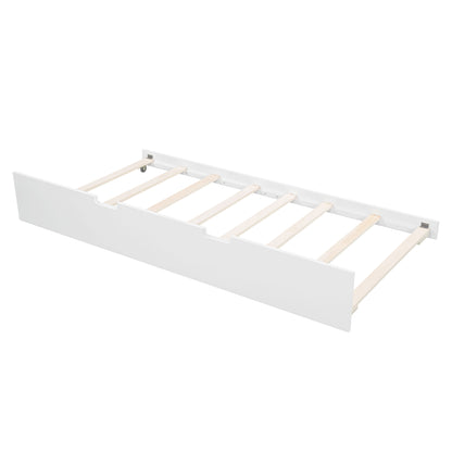 Wooden White Daybed with Trundle (full/twin)