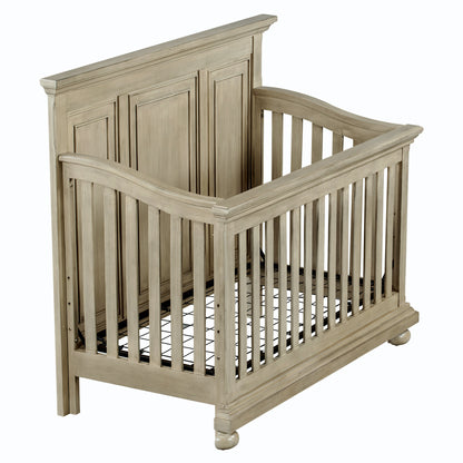 Farmhouse Style 4-in-1 Crib Stone Gray