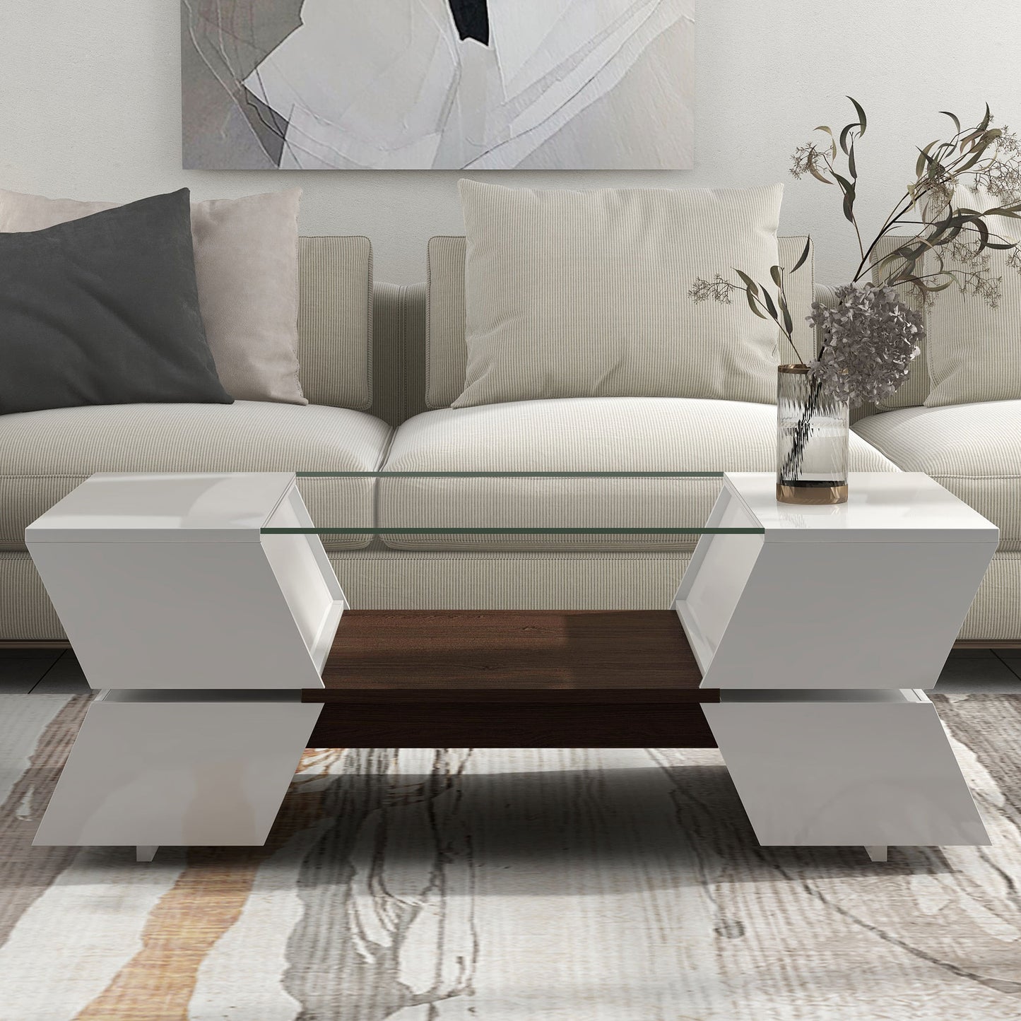 Avo Shelf Coffee Table (white)