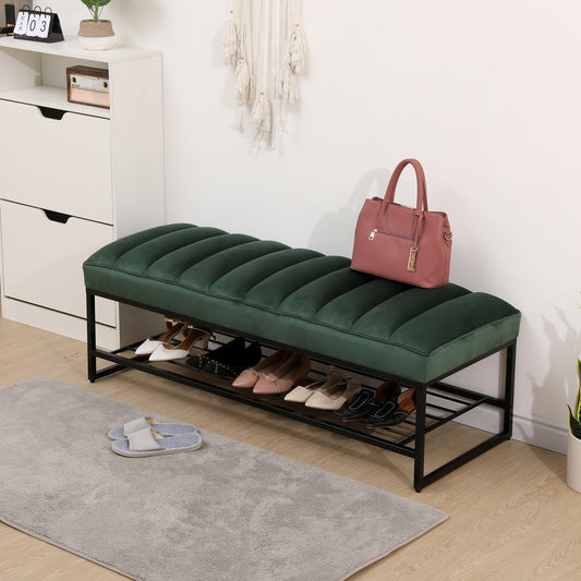 Marc Velvet Bench (green)