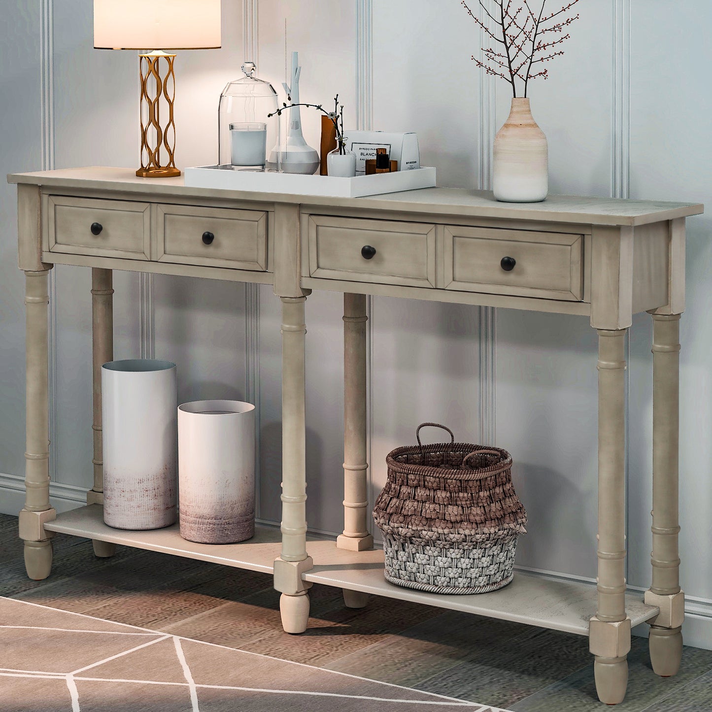 Odilia Console Table (gray wash)