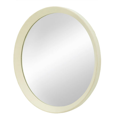 Mango Cream Wood Wall Mirror