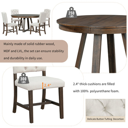 Parris 5 Piece Dining Table Set