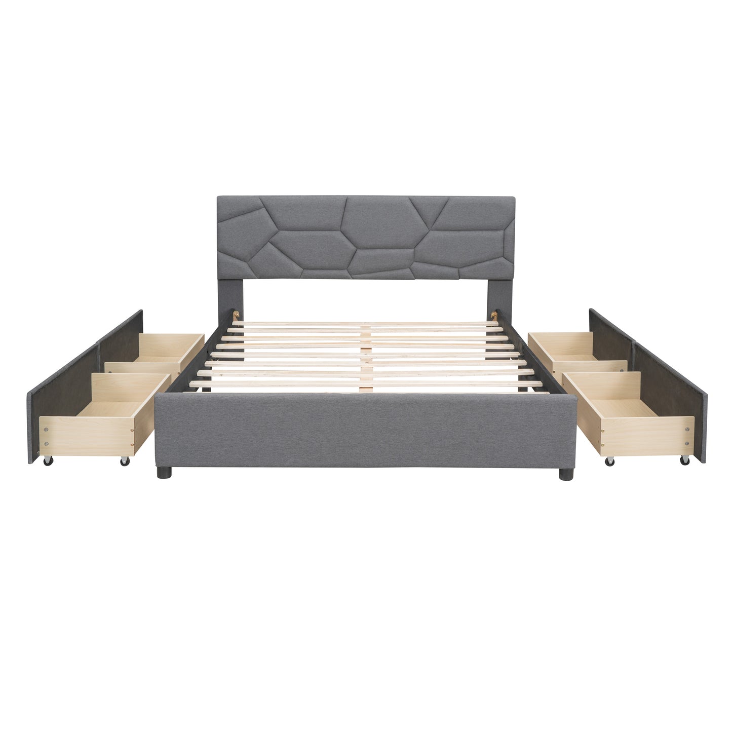 Maia Queen Bed (gray)