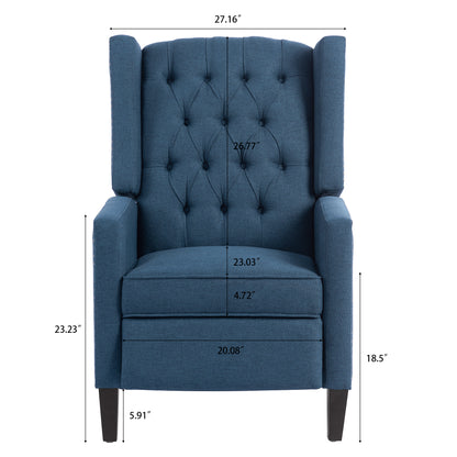 27.16" Blur Wide Manual Wing Chair Recliner