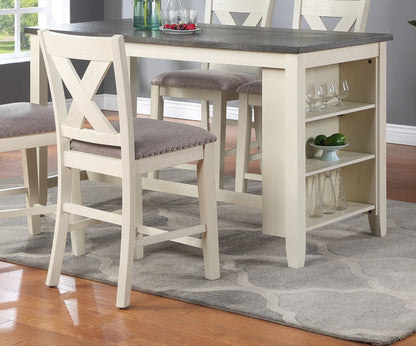 Modern Contemporary 5-Piece Counter Height Dining Table