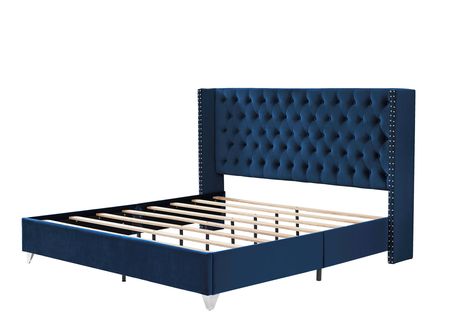 Caine King Bed (blue)