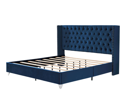 Caine King Bed (blue)