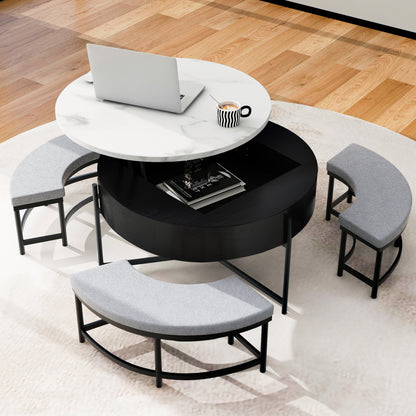 Lift-Top Coffee Table with Storage