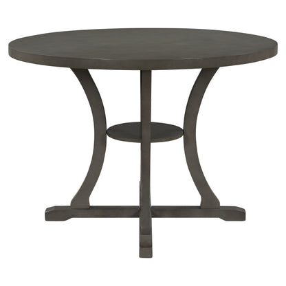 Flow 5-Piece Round Dining Table