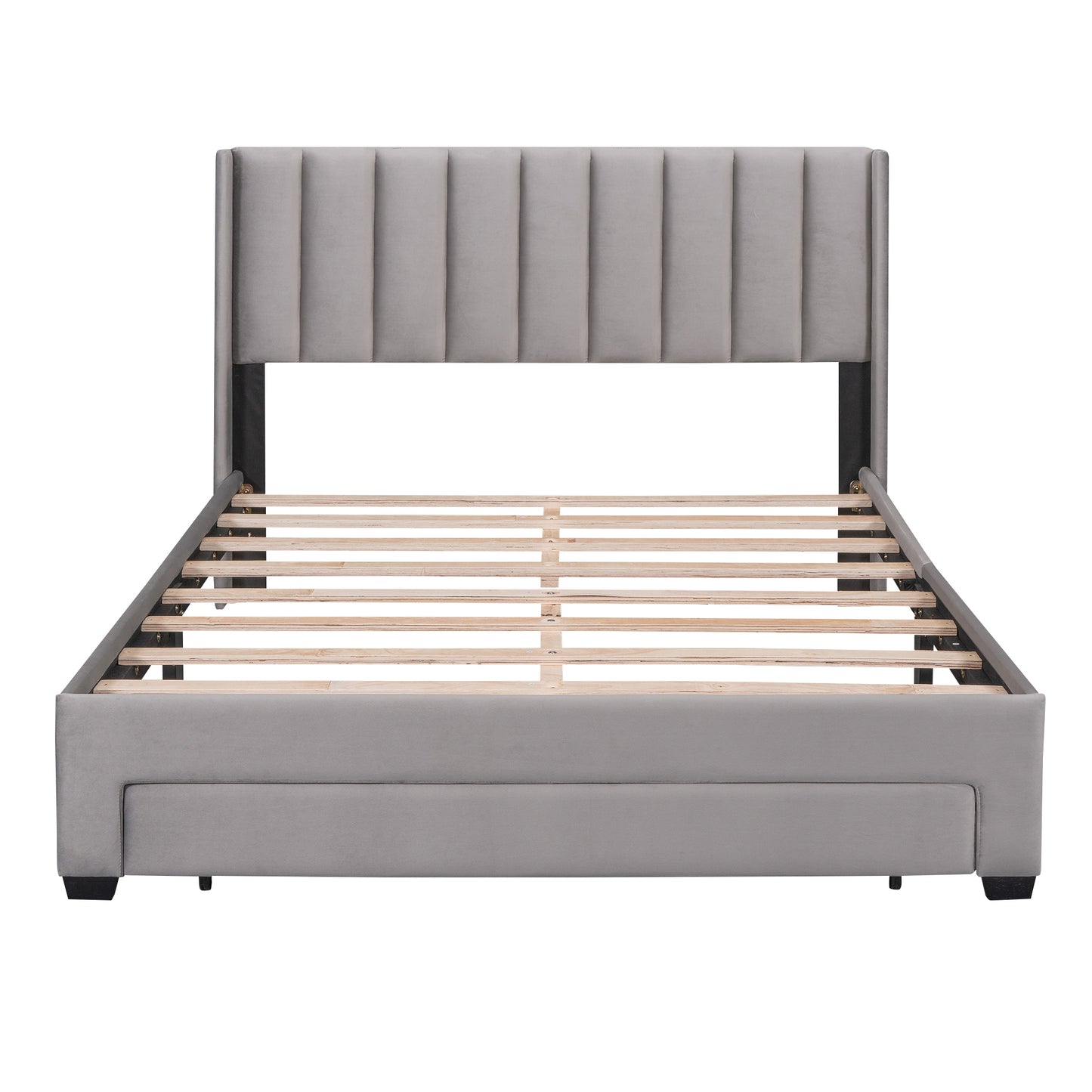 Lined Storage Queen Bed