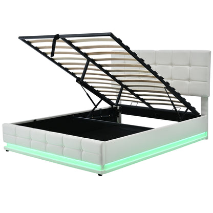 Derek Queen Bed (white)