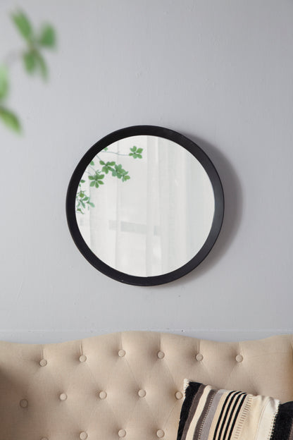 Mango Black Wood Wall Mirror