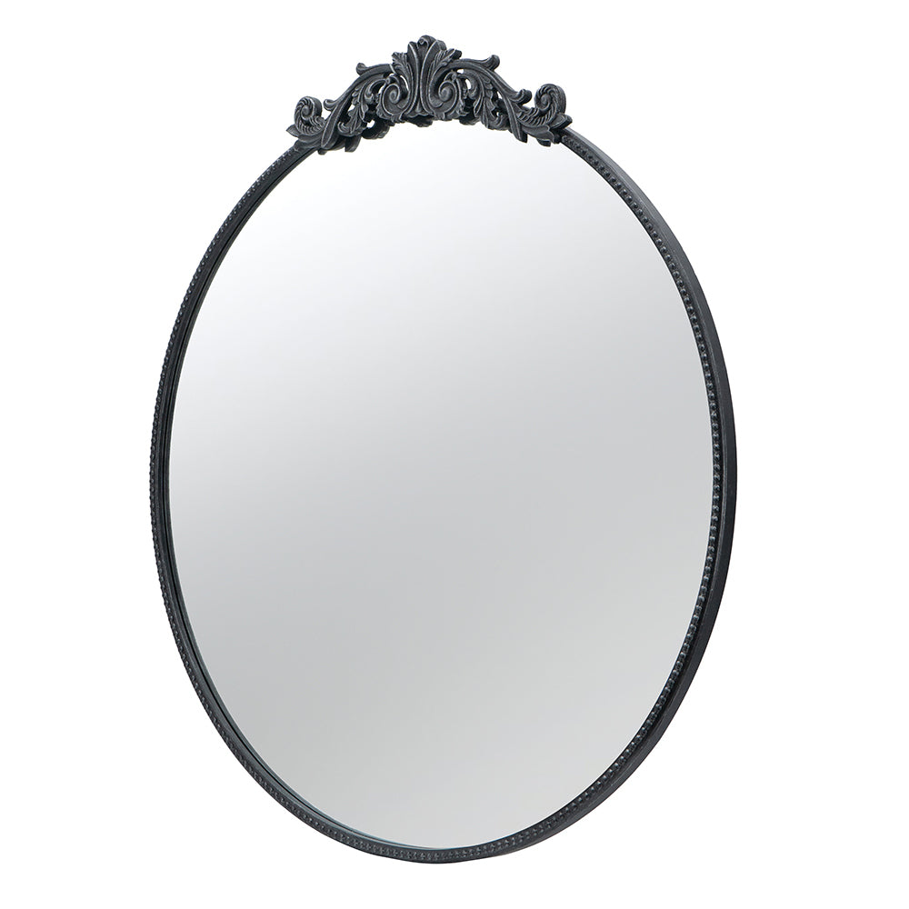 Round Decorative Black Mirror