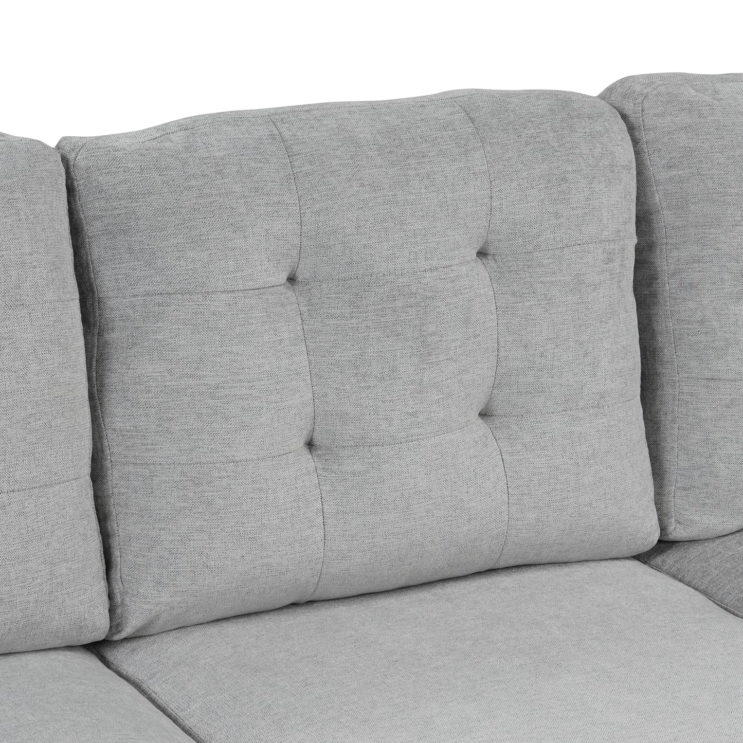 Buckingham Sectional Linen Sofa