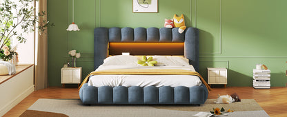 Tululla Queen Bed (blue)