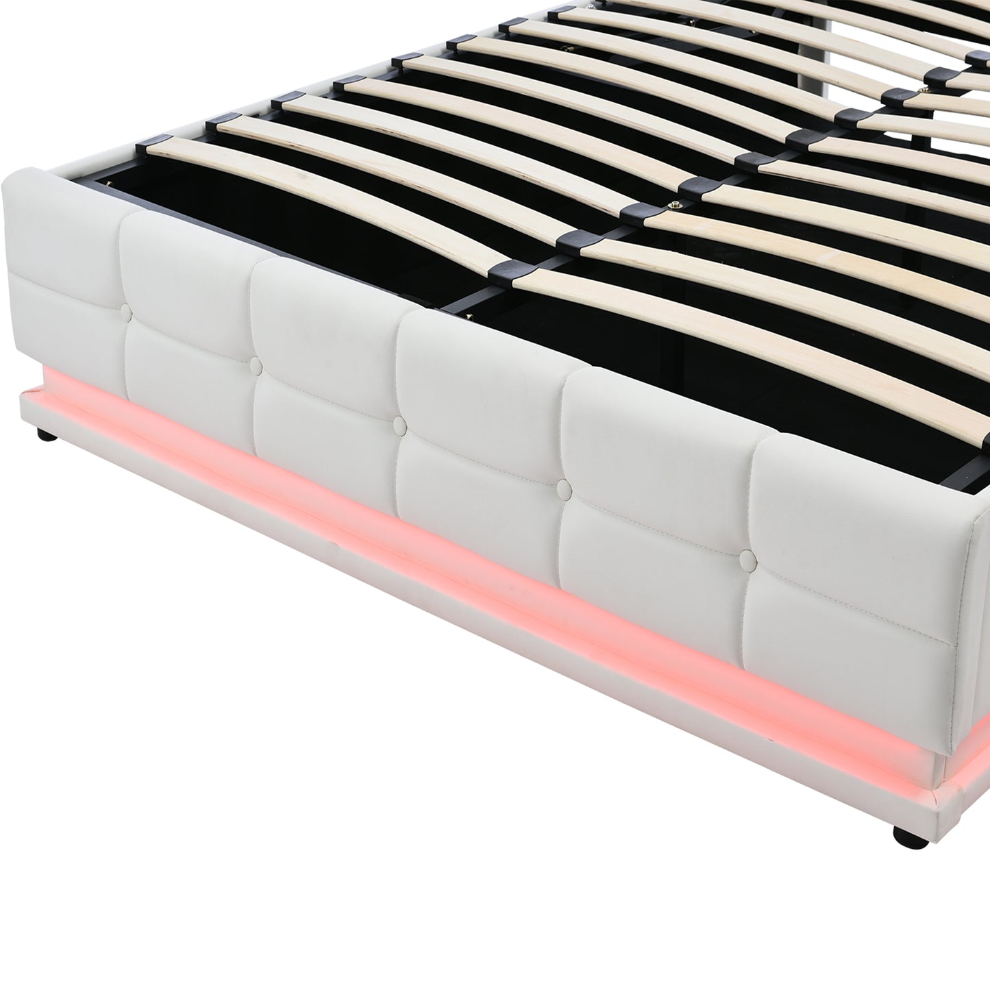 Derek Queen Bed (white)