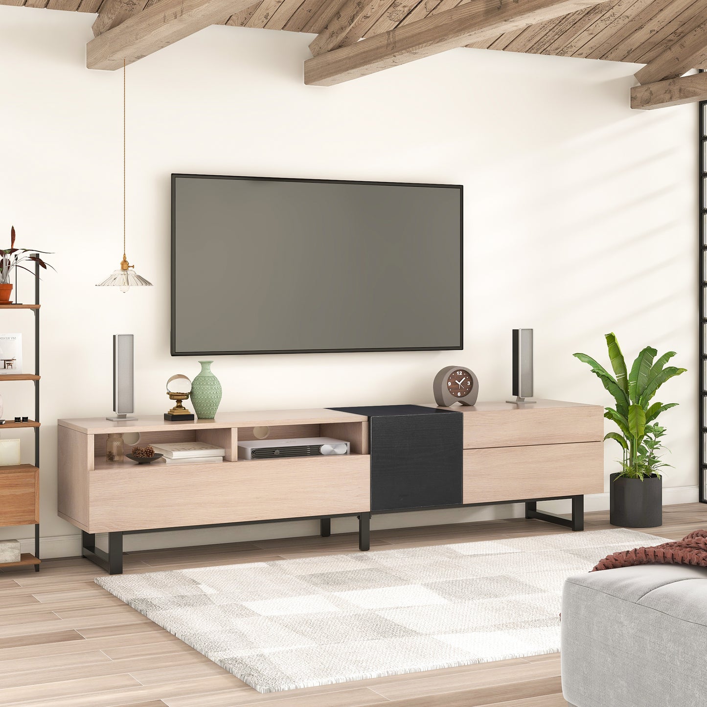 Dana Point Natural TV Stand
