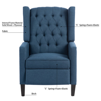 27.16" Blur Wide Manual Wing Chair Recliner