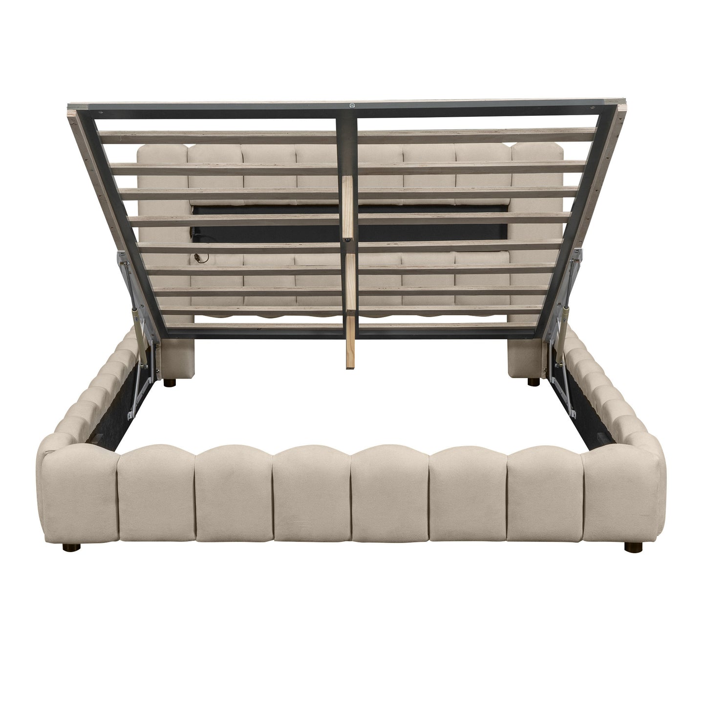 Tululla Queen Bed (beige)