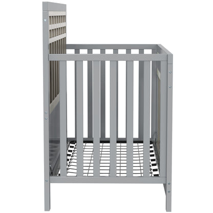 Gray Bear Crib