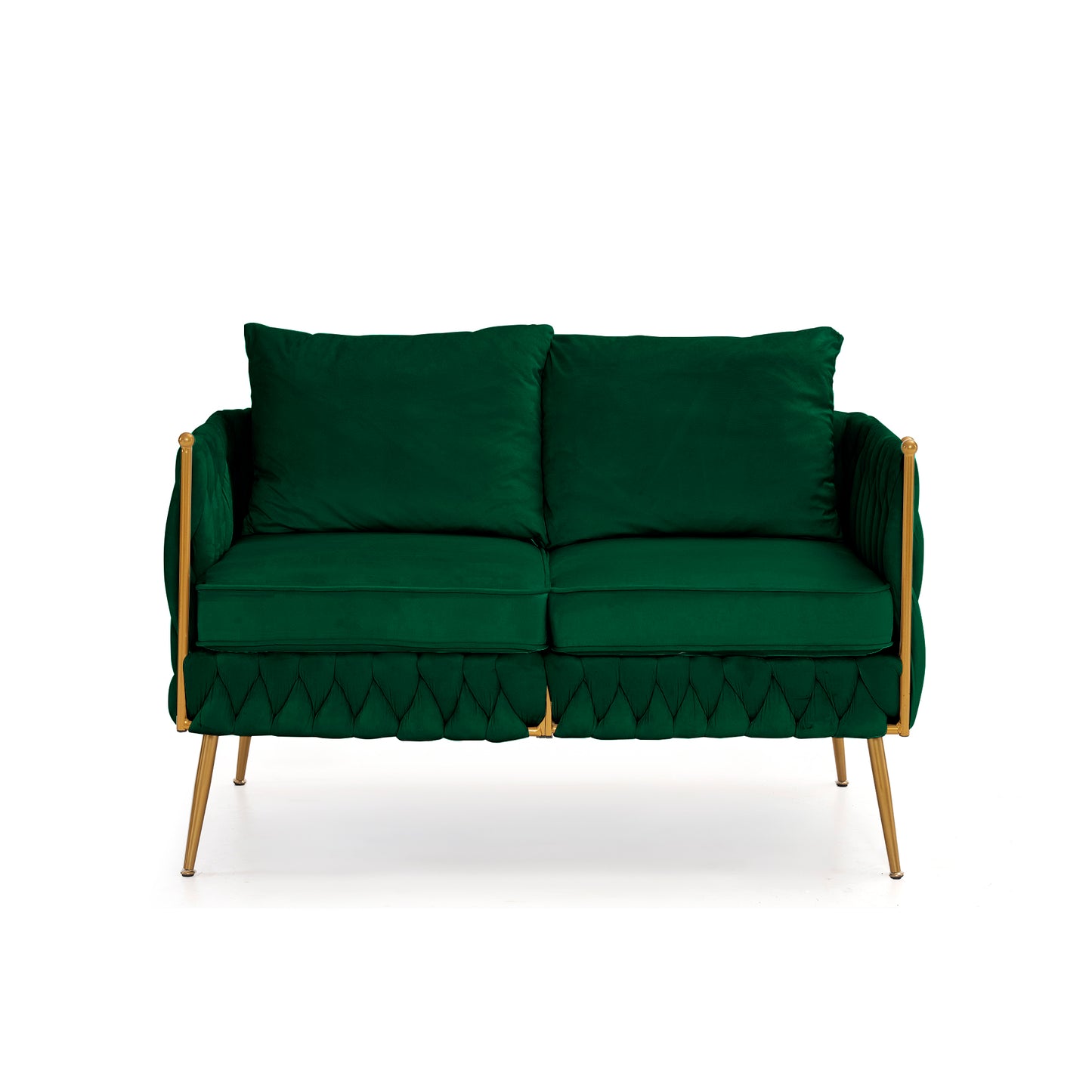 Denny Green Velvet 2 Piece Sofa and Love Seat