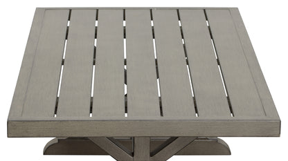 Brown Aluminum Coffee Table