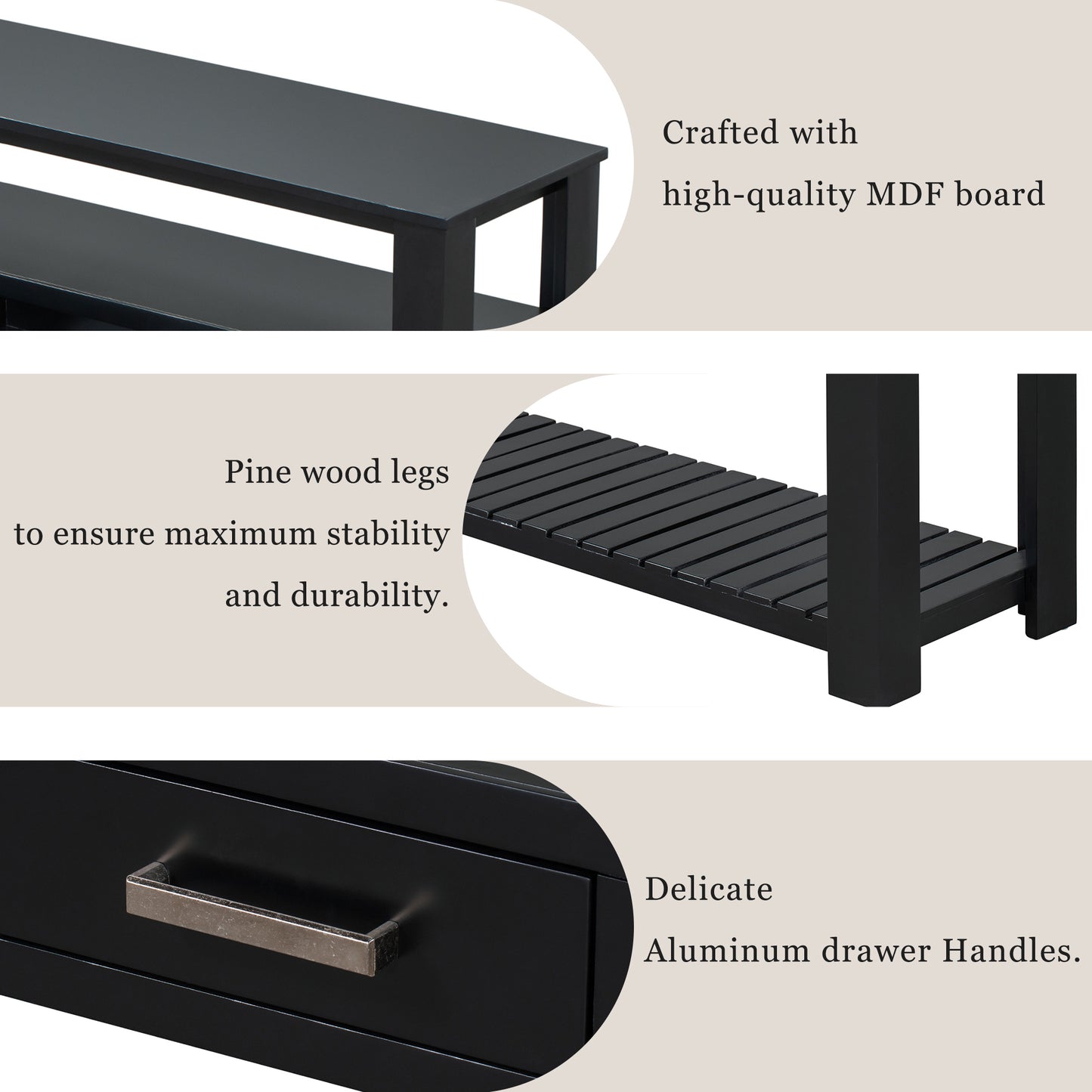Max Console Table (black)