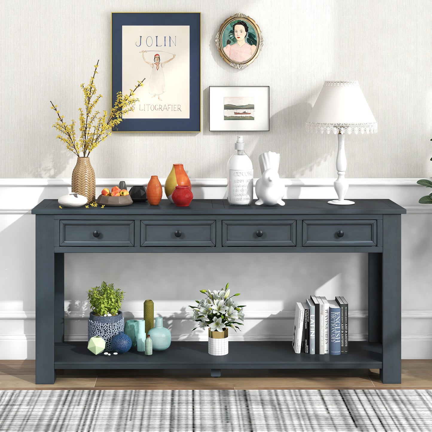 Tien Console Table (navy)