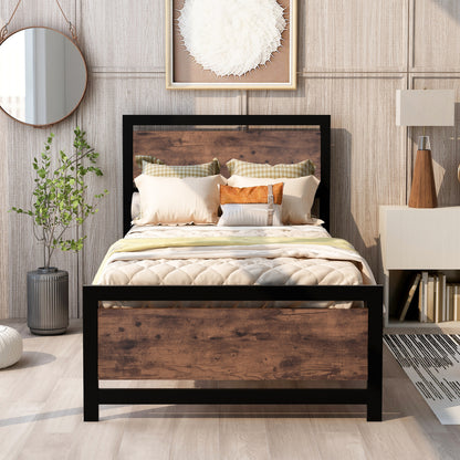 Industrial Twin Bed