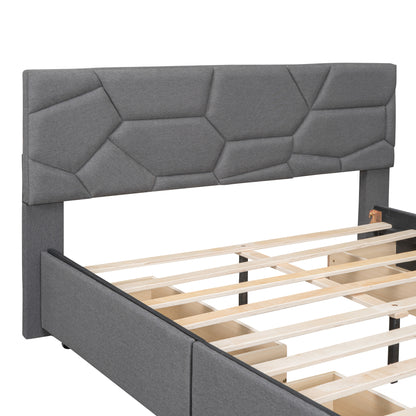 Maia Queen Bed (gray)