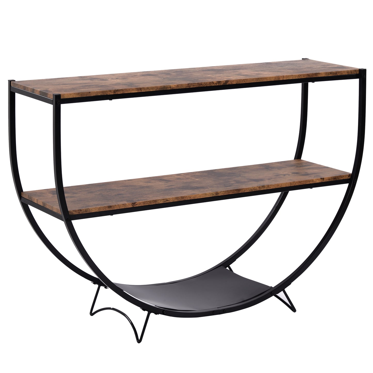 Semi Console Table (dark brown)