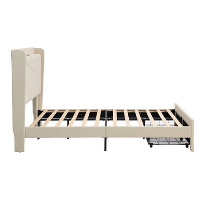 Noah Full Bed (beige)