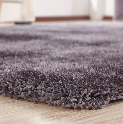 Chubby Shaggy Gray Area Rug 8X11