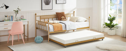 Ameen Golden Daybed with Trundle (twin)