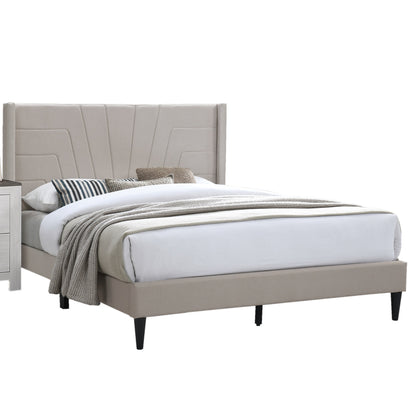 Sunny Queen Bed (light brown)