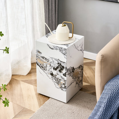 Marble Pattern End Table