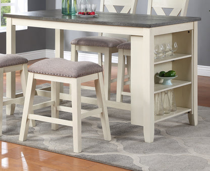 Modern Contemporary 5-Piece Counter Height Dining Table